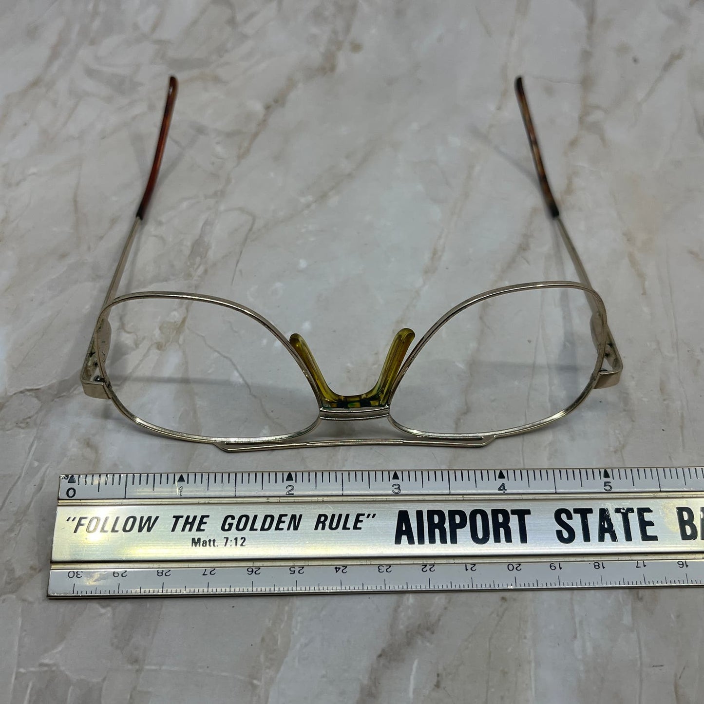Retro Men’s PT55 Capri Gold Tone Aviator Sunglasses Eyeglasses Frames TD7-G4-4