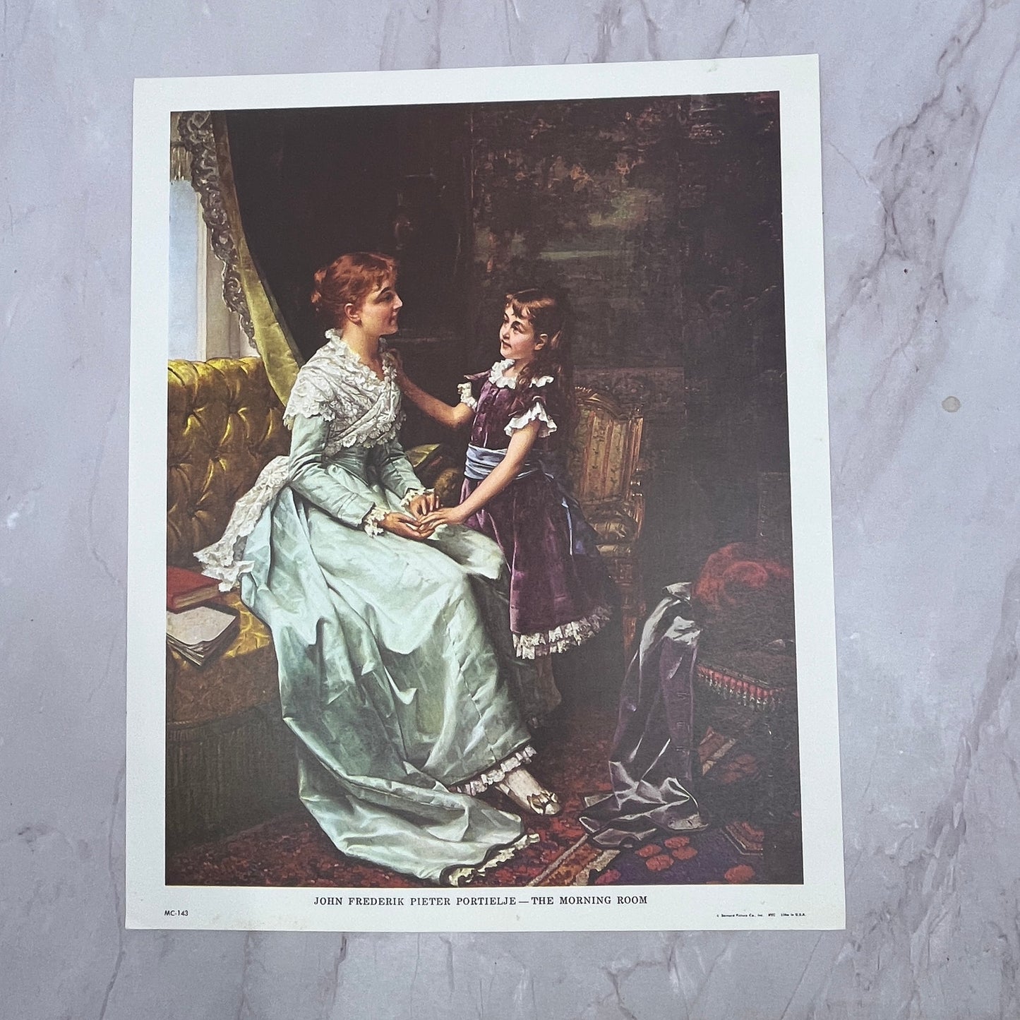 John Frederik Pieter Portielje - The Morning Room 9x11" Art Print V20