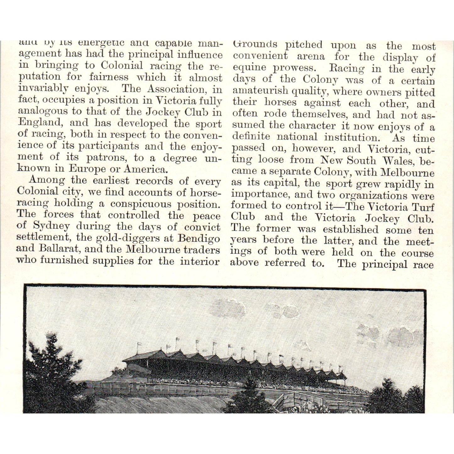 Book-Makers on the Hill Flemington Course Melbourne 1892 Magazine Print AB6-SM2