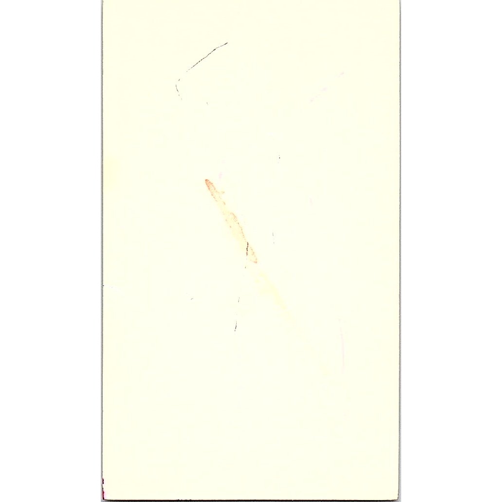 Warren Fox Leasing W.C. Fox Costa Mesa CA Vintage Business Card SE3-B14