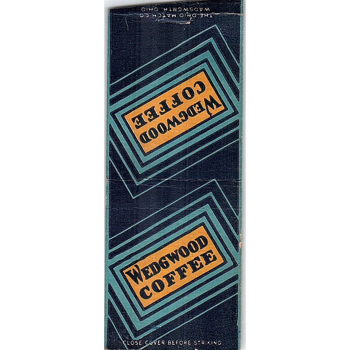 Wedgewood Coffee Vintage Matchbook Cover SC7-Y11