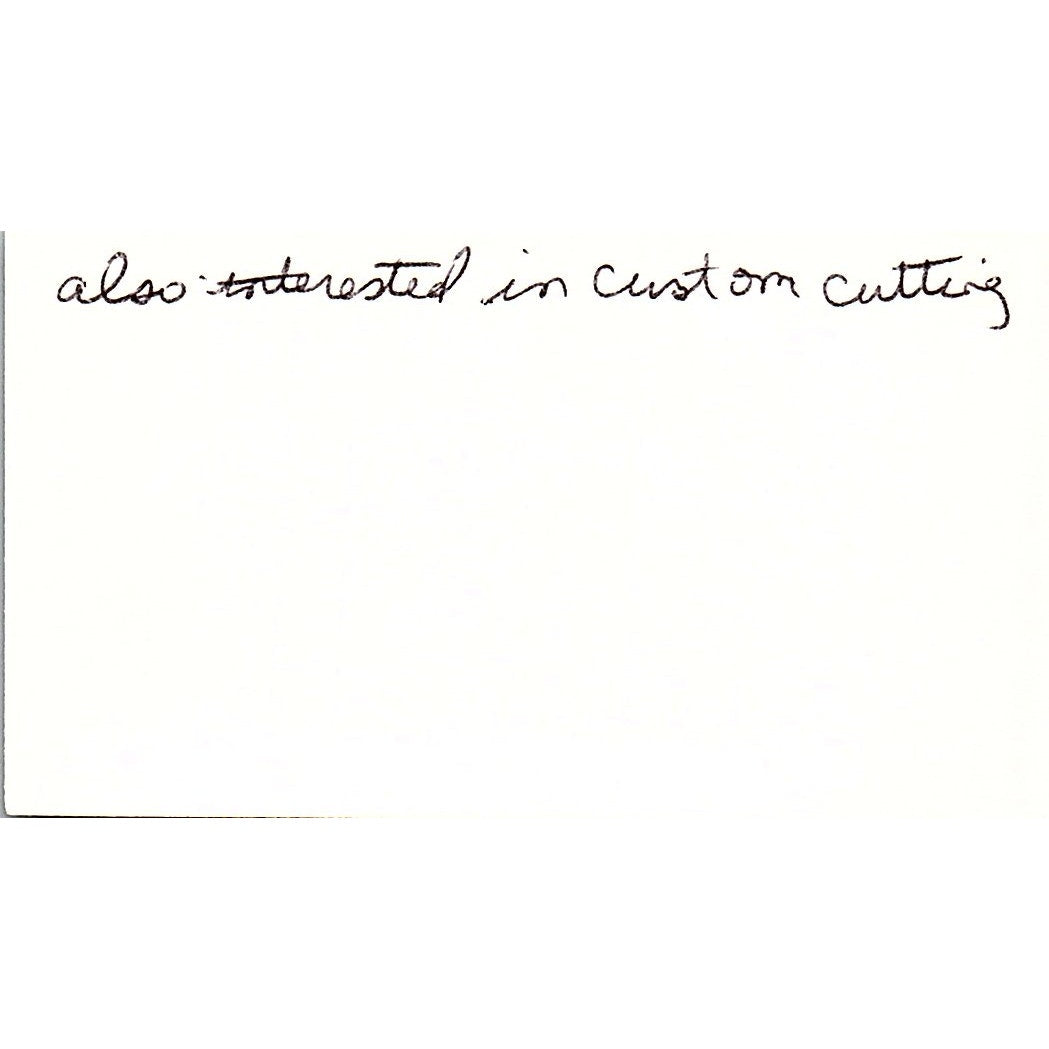 Simply Scrappin LLC Danville KY Vintage Business Card SC9-B9