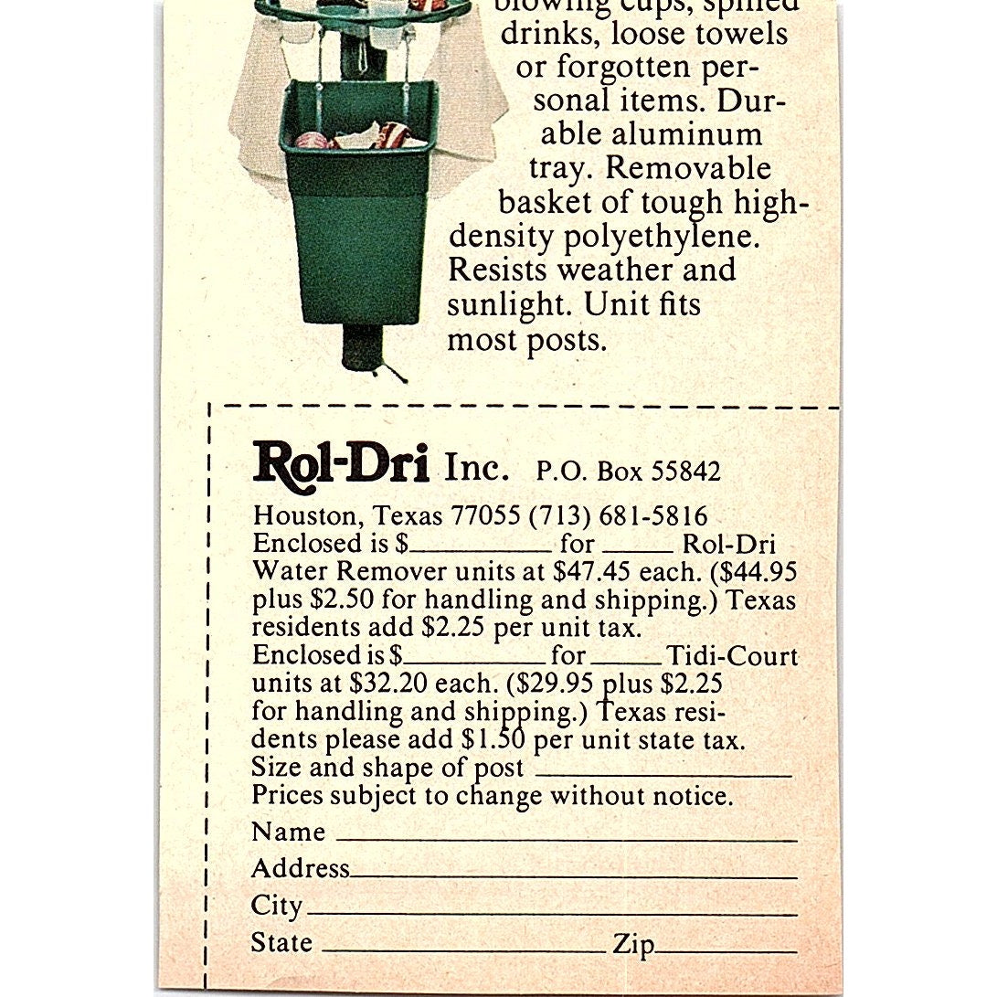 Rio Bravo Tennis Ranch Andy Davidson Bakersfield CA 1977 Ad AF3-Q3