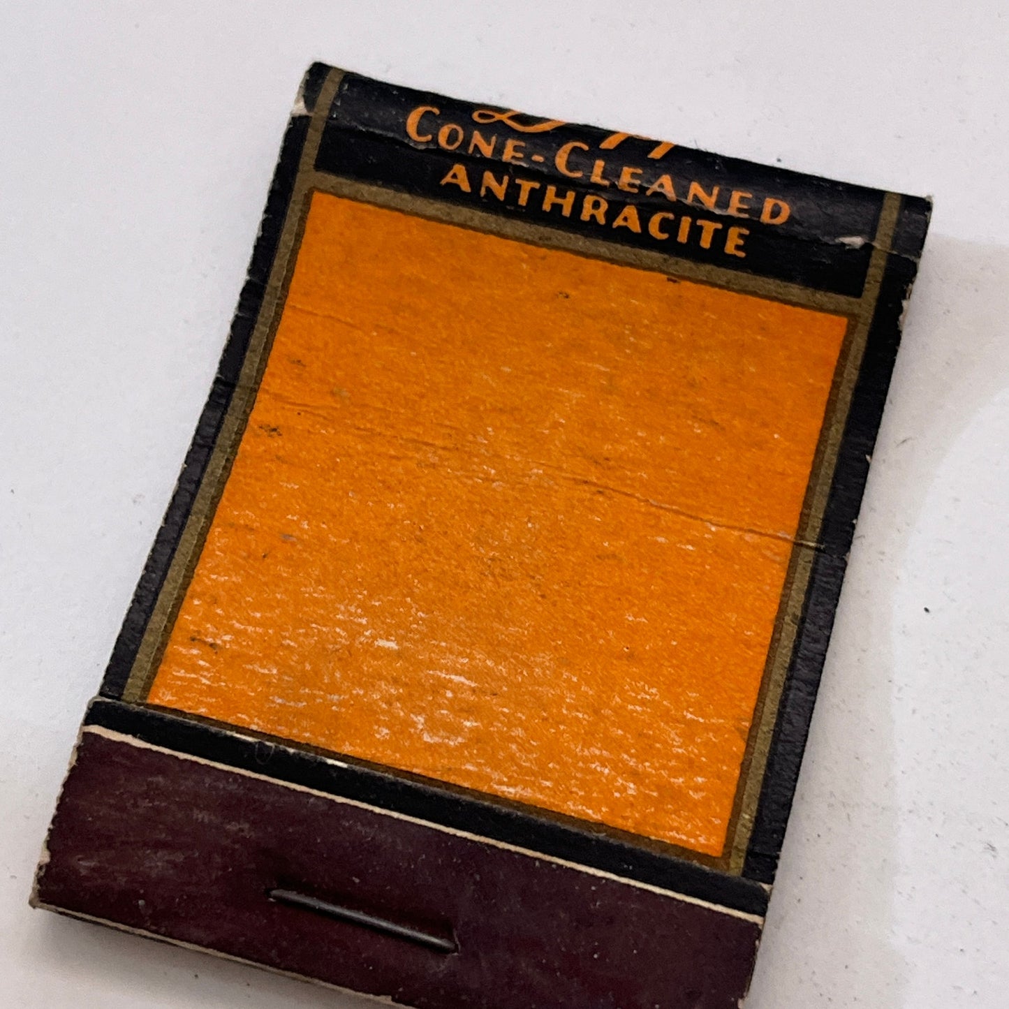 Lackawanna Cone-Cleaned Anthracite D&H Vintage Matchbook Cover TB8-MB3-1