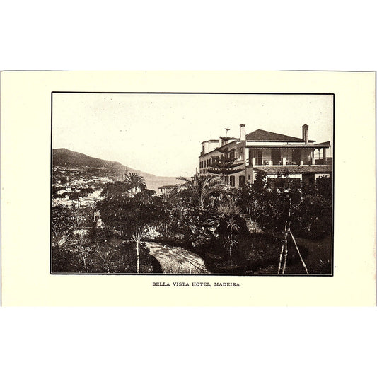 Bella Vista Hotel, Madeira 1905 Art Print SAG4-4