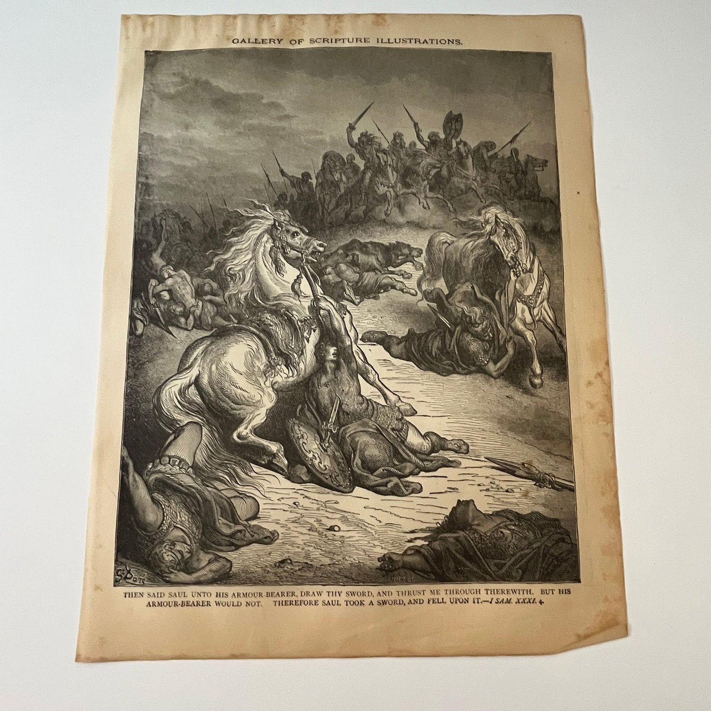 Sam IV and Sam XXXI 1892 Bible Engraving SV1-6