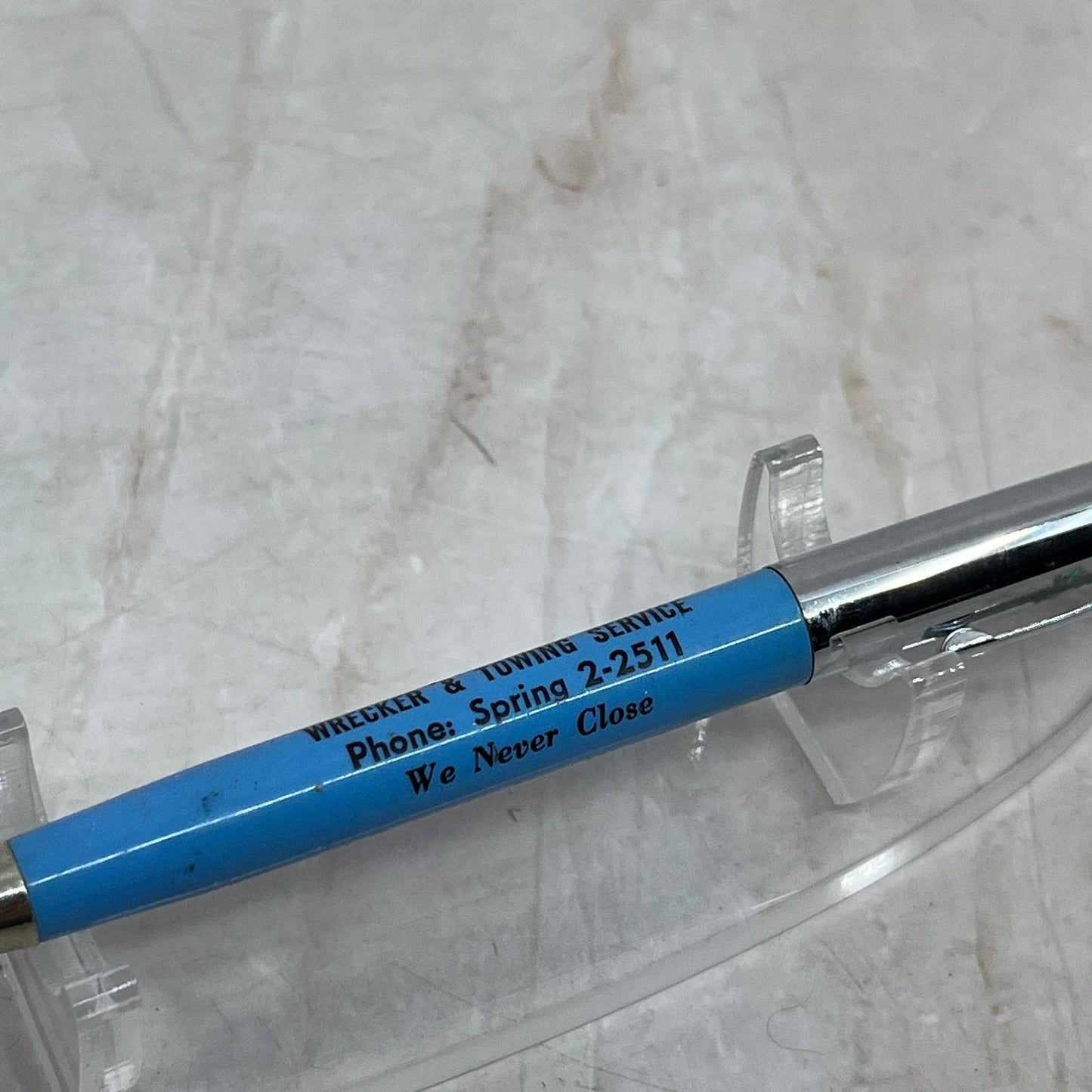 Charlie's Wrecker & Towing Service Sample Advertising Mechanical Pencil SB3-P3