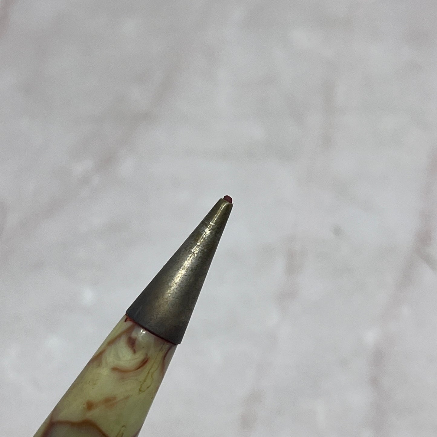 Small Marbled Celluloid Vintage Mechanical Pencil SB8-Y2