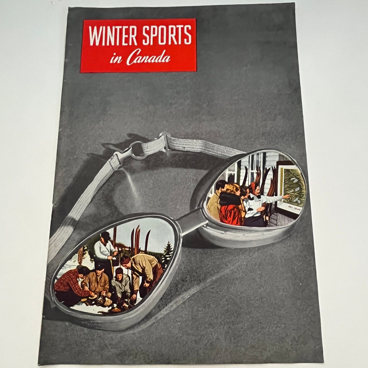 Winter Sports in Canada Wall Art 1941 Art Print SV1-5
