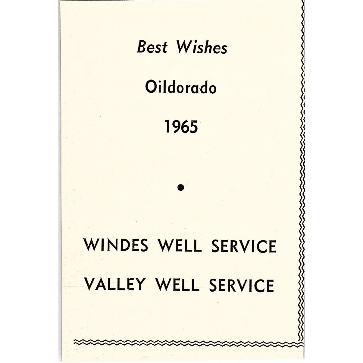 The Topper Motor Hotel, Windes & Valley Well Service - Taft CA 1965 Ad AF8-M6