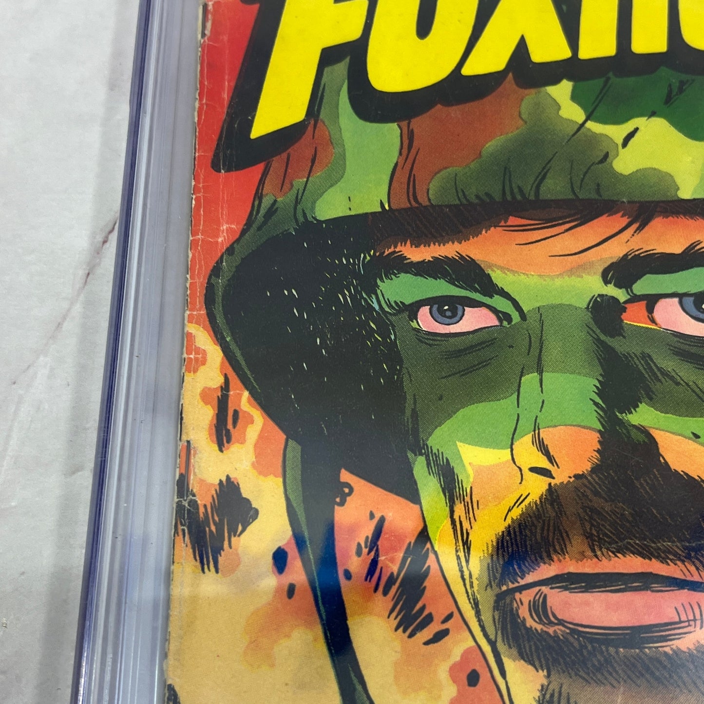 Foxhole #4 1955 CGC 4.5 White Pages Jack Kirby Cover
