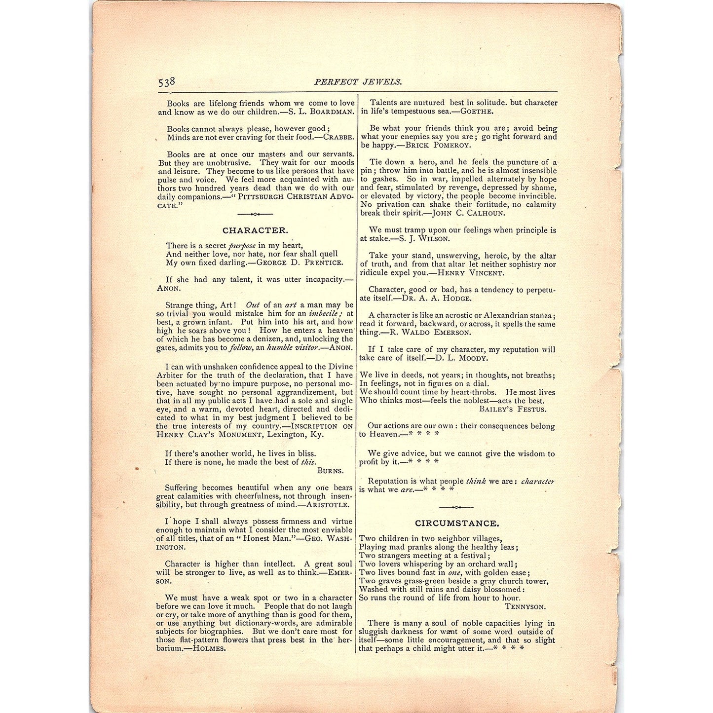 Inspired Thoughts Of World's Masterminds 11 Pages 1884 Perfect Jewels TA5-CJ-6