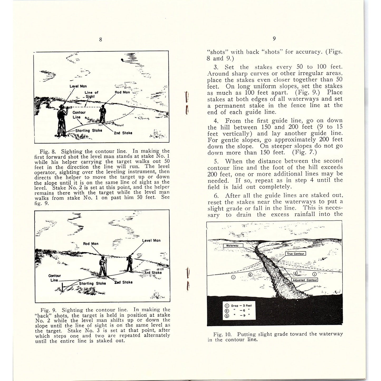 1943 Contouring and Grassed Waterways Made Easy Ames IA Farm Brochure AG5-1