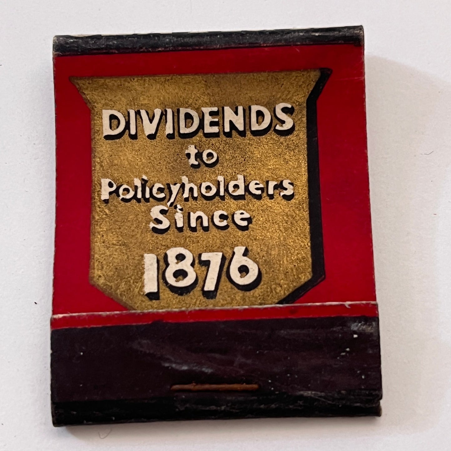 Central Manufacturers Mutual Ins Co NY Vintage Matchbook Cover TB8-MB3-5