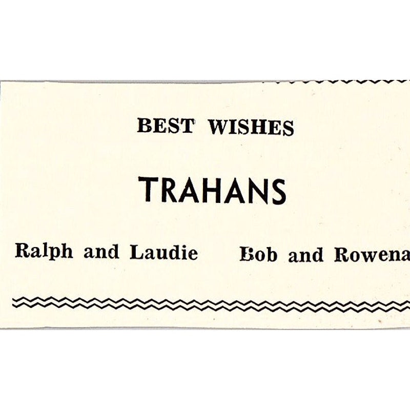 D.A. Woolsey Oil, Ralph & Laudie, Bob & Rowena Trahan - Taft CA c1965 Ad AF8-S23