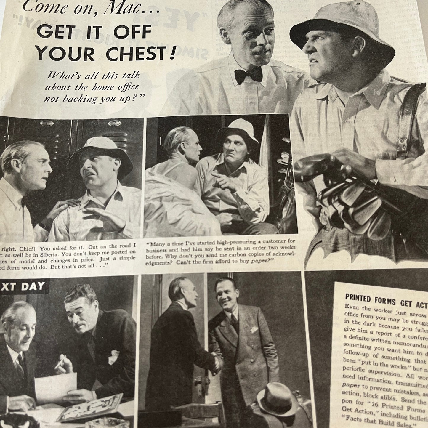 Hammermill Paper Company Hammerhill Bond Eric PA 1937 Ad SV1-6