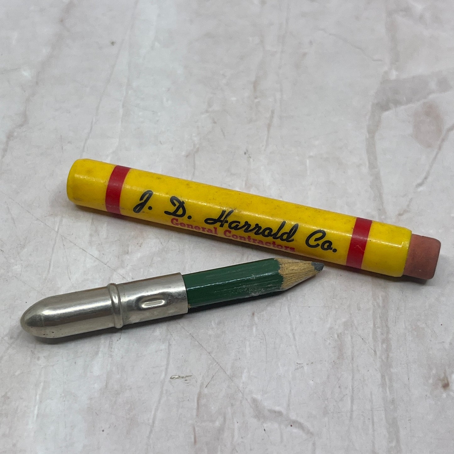 J.D. Harold Co General Contractors Duluth MN Advertising Bullet Pencil SB8-Y3
