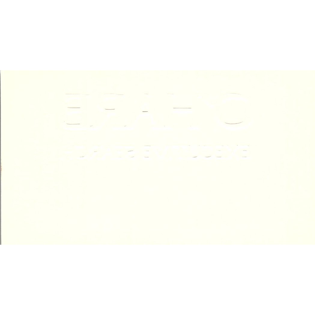 Charles & Associates Glenn O'Hare Tustin California Vintage Business Card SF3-B7