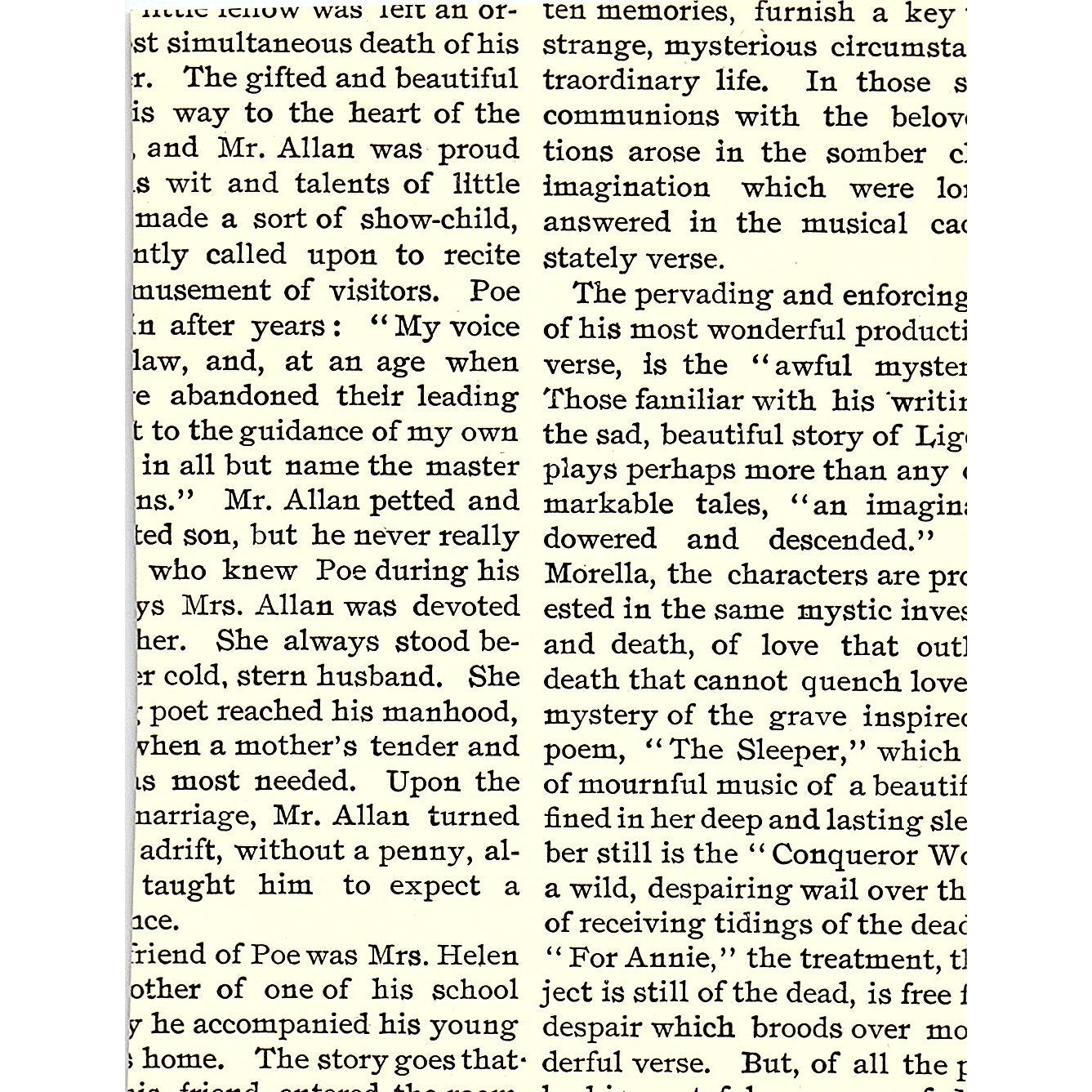 Edgar Allan Poe Portrait 1892 Art Print AG2-M24