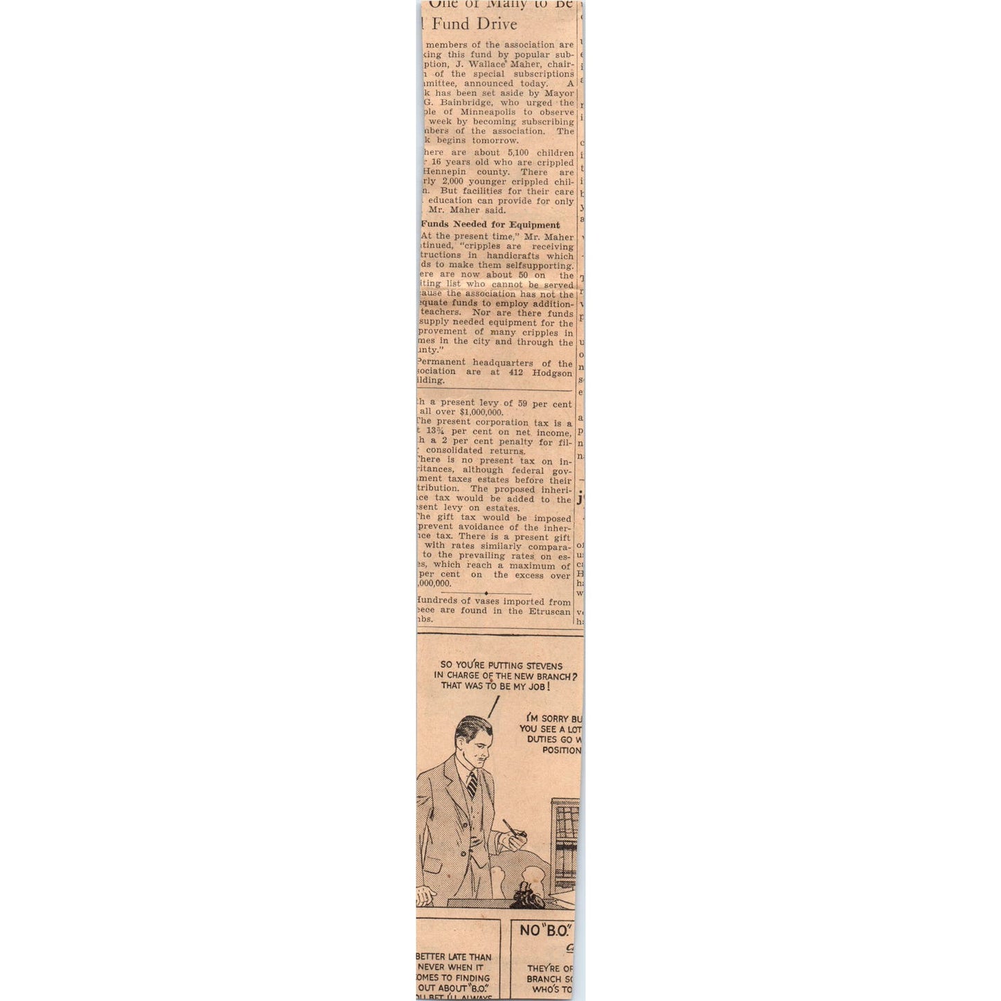 Bentons Department Store 2x10" 1935 Minneapolis Journal Advertisement D10