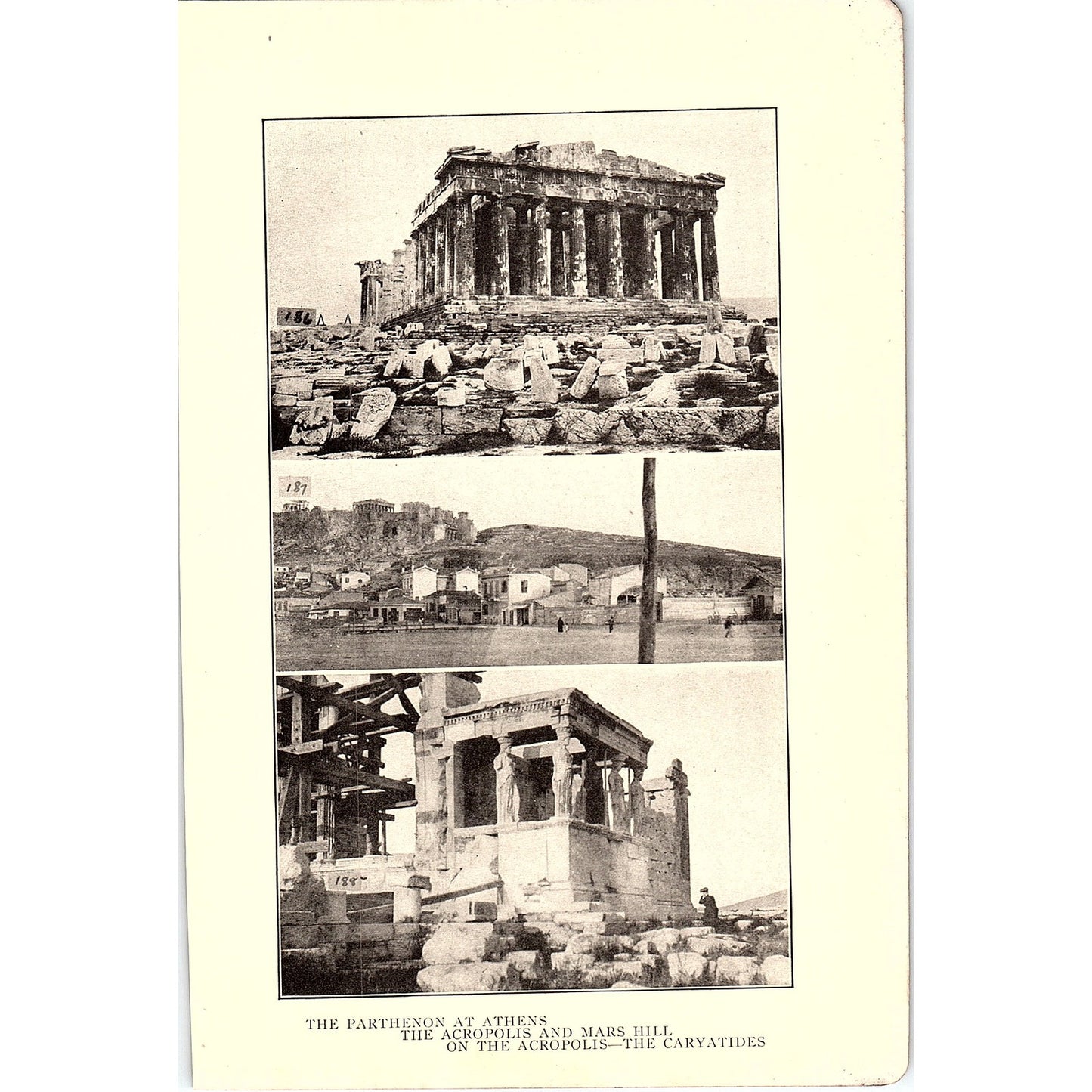 The Parthenon at Athens 1905 Art Print SAG4-5