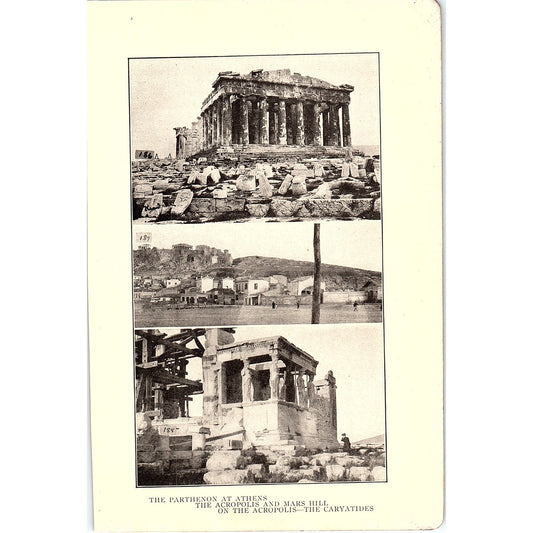 The Parthenon at Athens 1905 Art Print SAG4-5