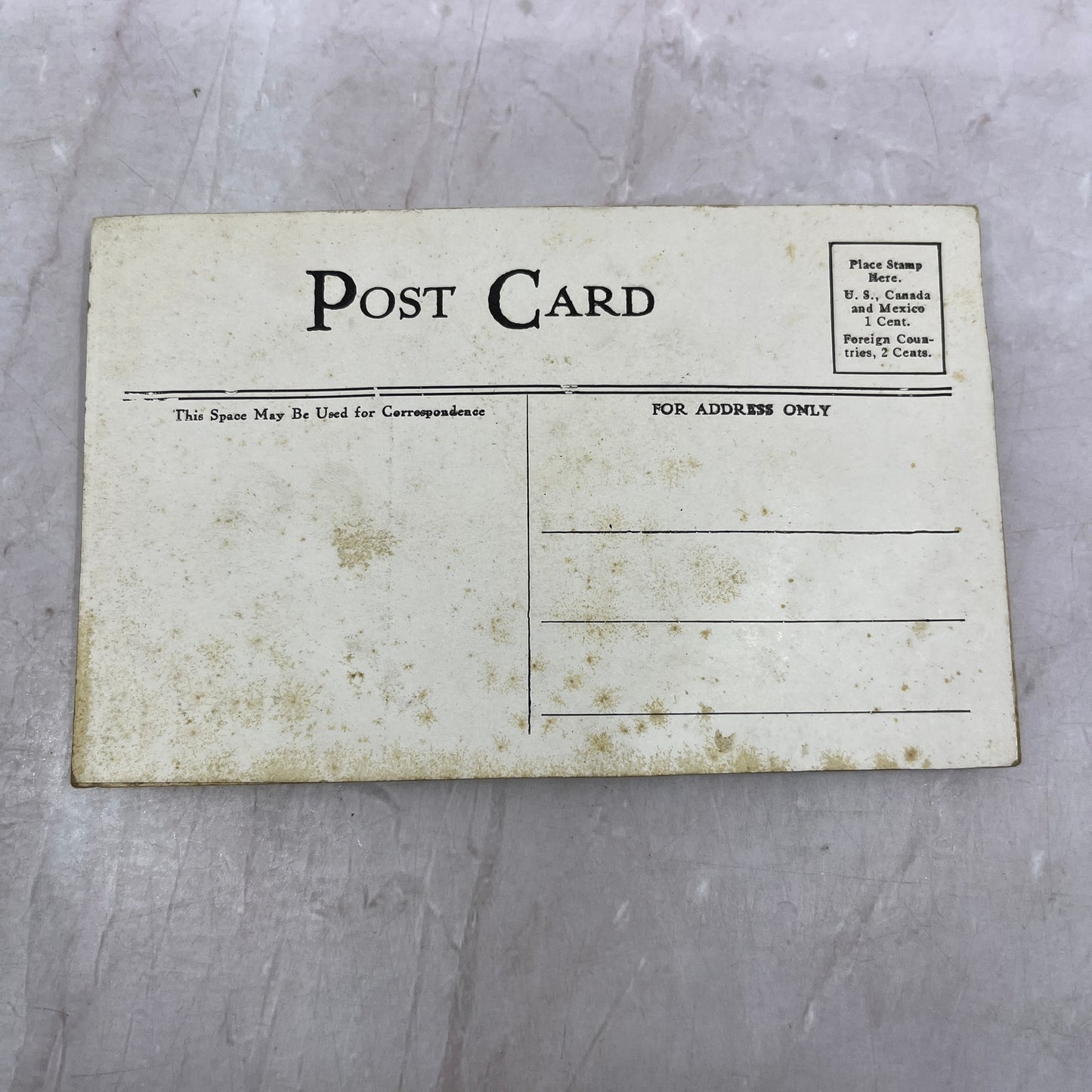 Golden Horseshoe & Fabric Postcard Birthday Good Luck 3D Antique Postcard SF4