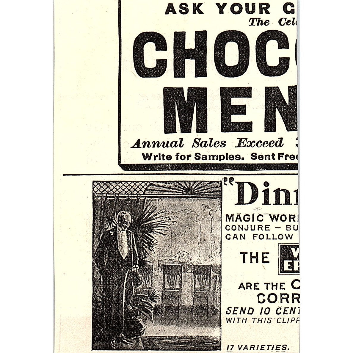 P. Harold Hayes M.D. Hay Fever Remedy Buffalo NY 1892 Ad AG2-M11