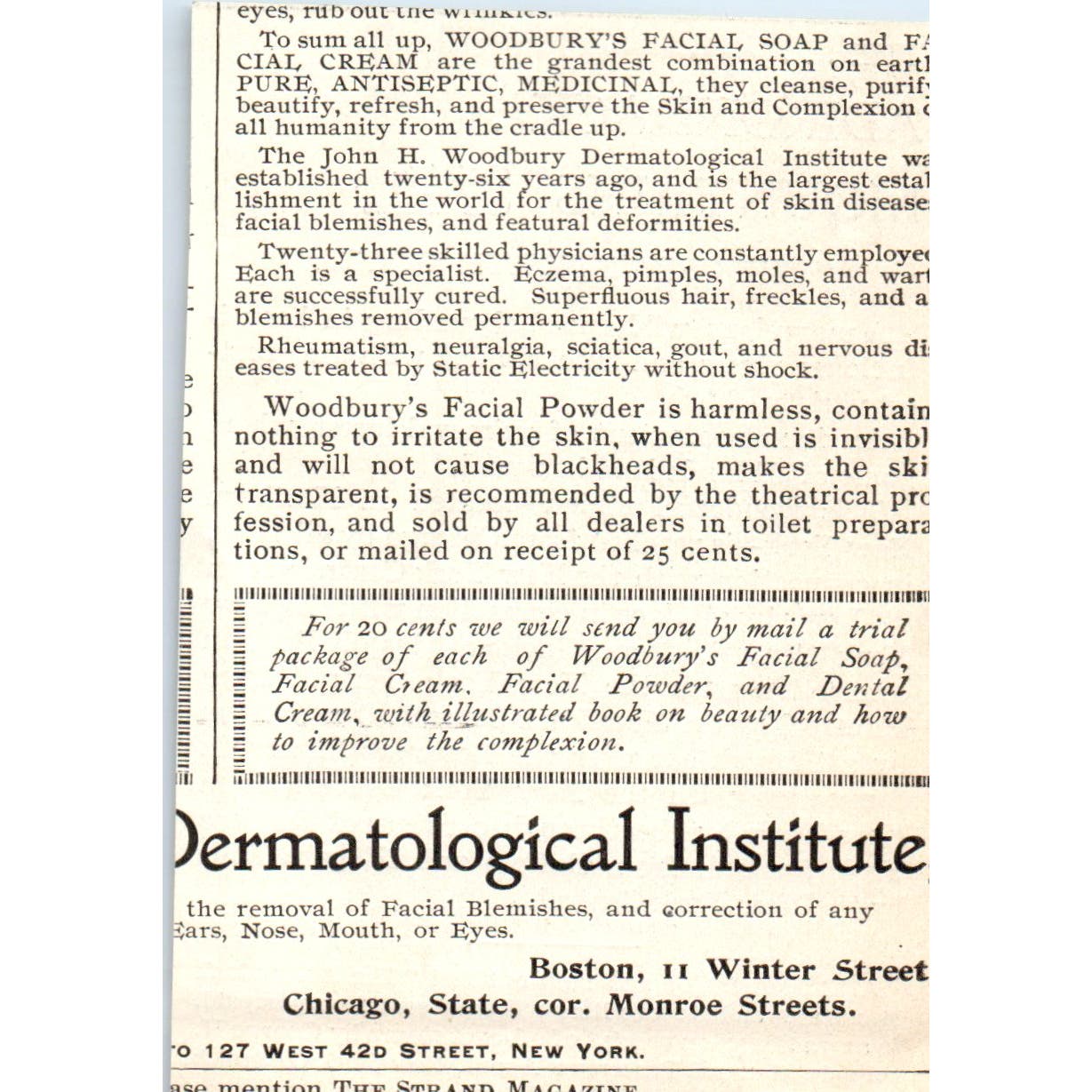 Adirondack Mountains Travel George H. Daniels 1897 Victorian Ad AE9-TS10