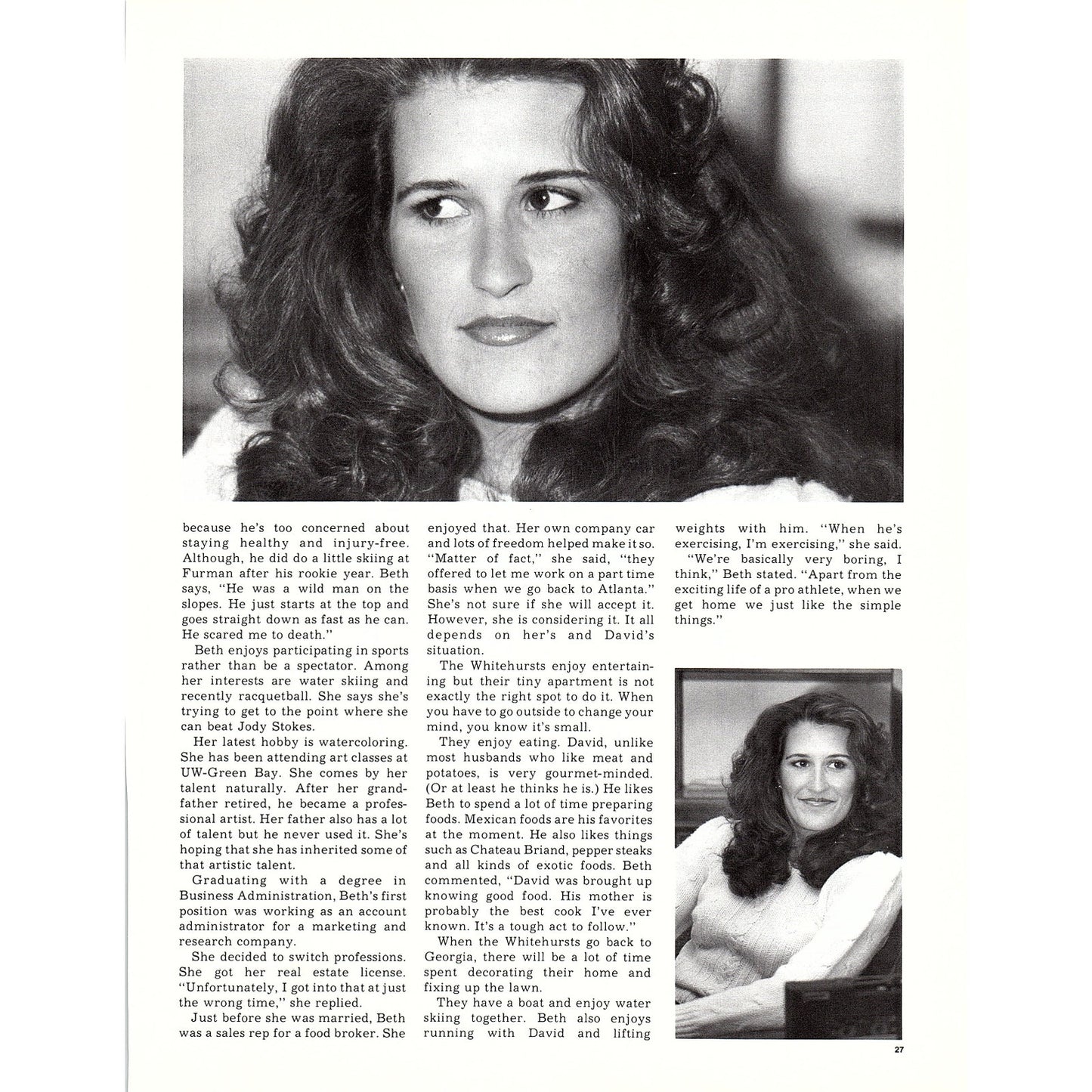 Chart of Official Signals by Football Referees 8x11" 1981 Ad D26