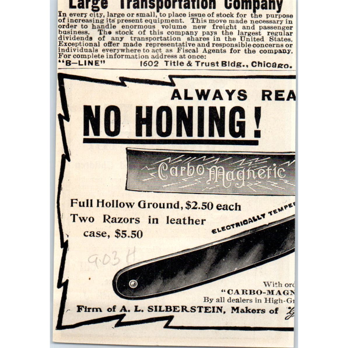 Root's Underwear New York c1905 Original Magazine Advertisement AE7-A3