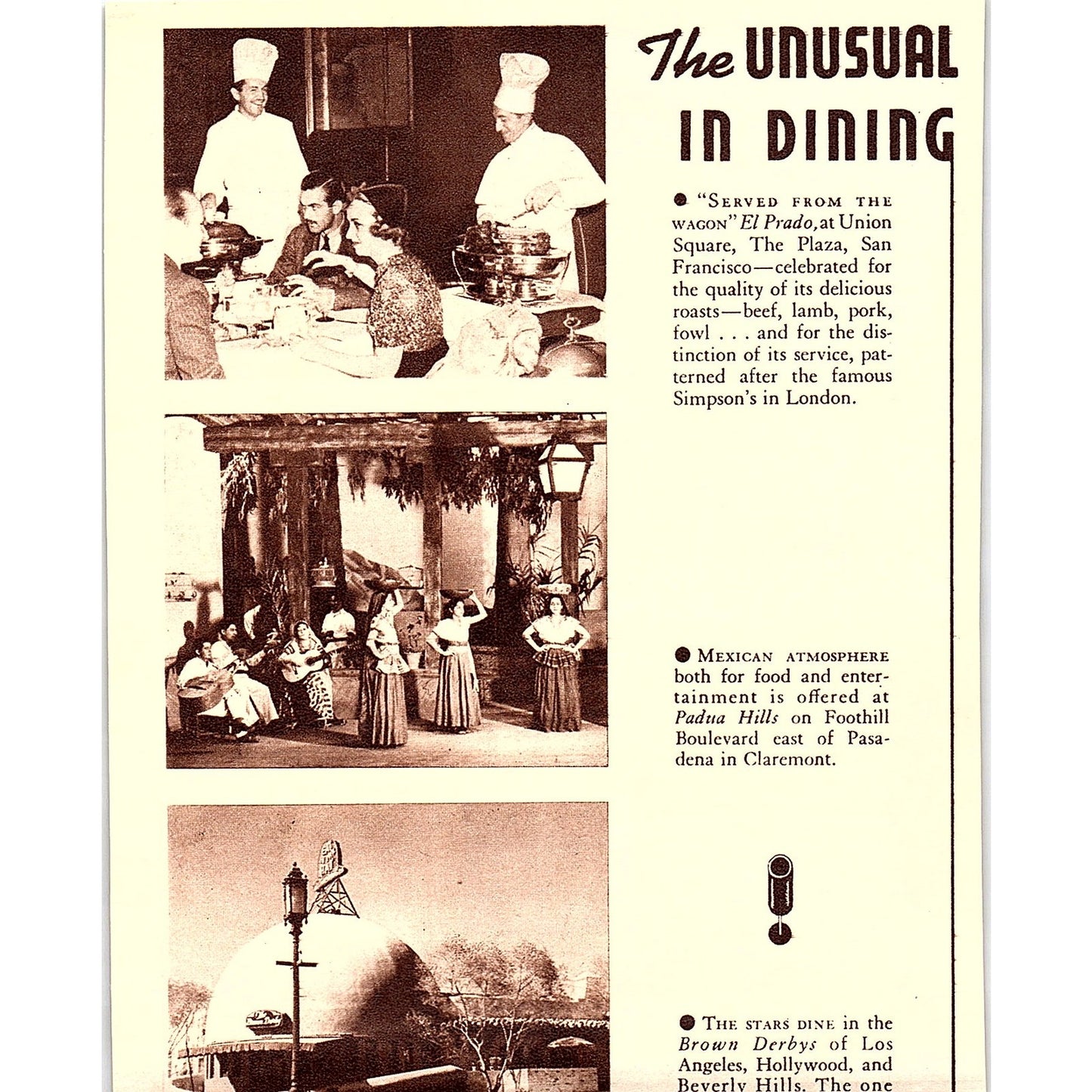 The Desert Inn Palm Springs CA 1940 Ad AG1-8