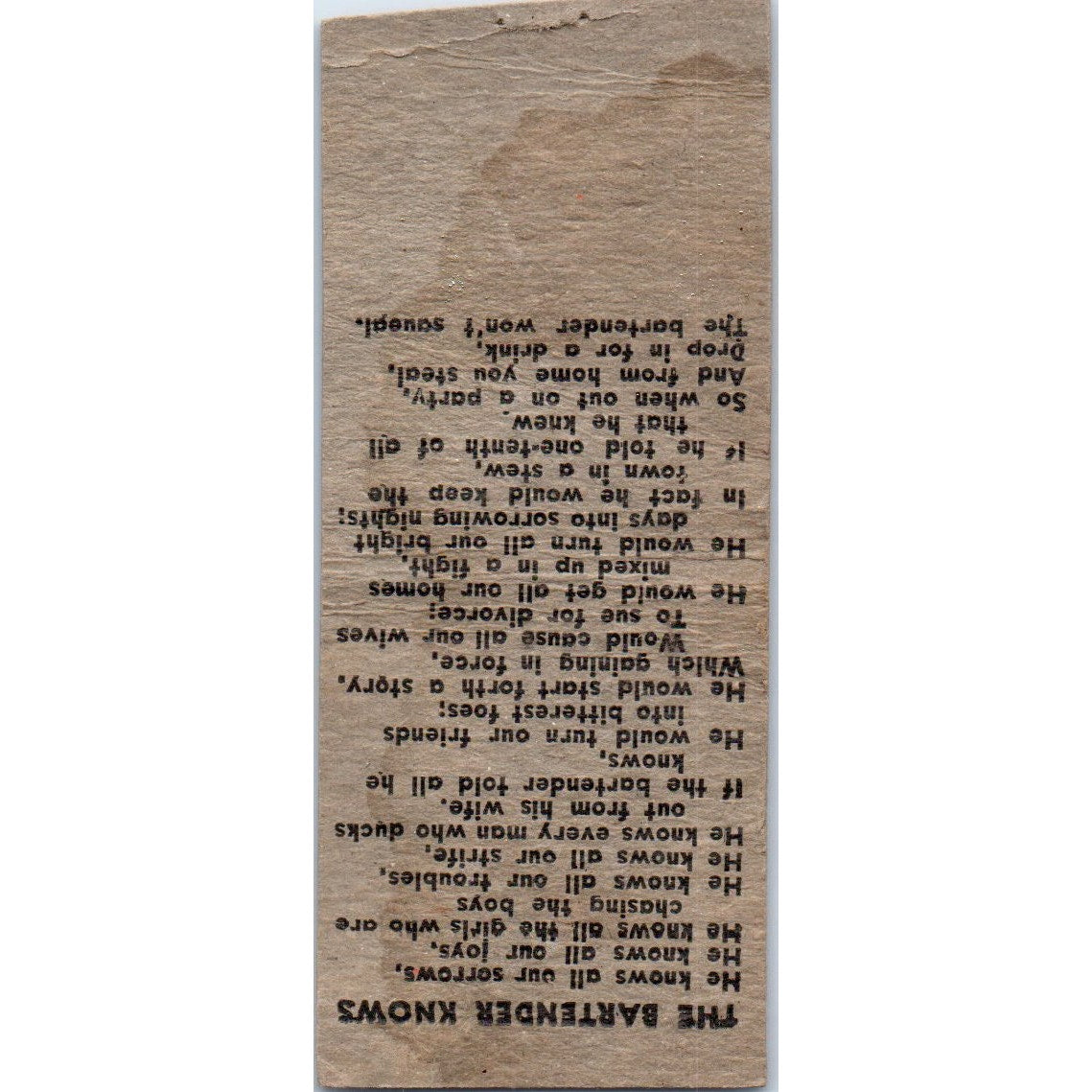 Shubert's Dine & Wine Eau Claire WI Vintage Matchbook Cover SD4-Y11