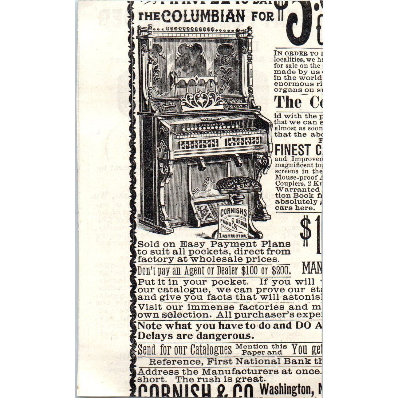 Fat Folks Reduced Dr. O.W.F. Snyder Weight Loss c1890 Victorian Ad AE8-CH6