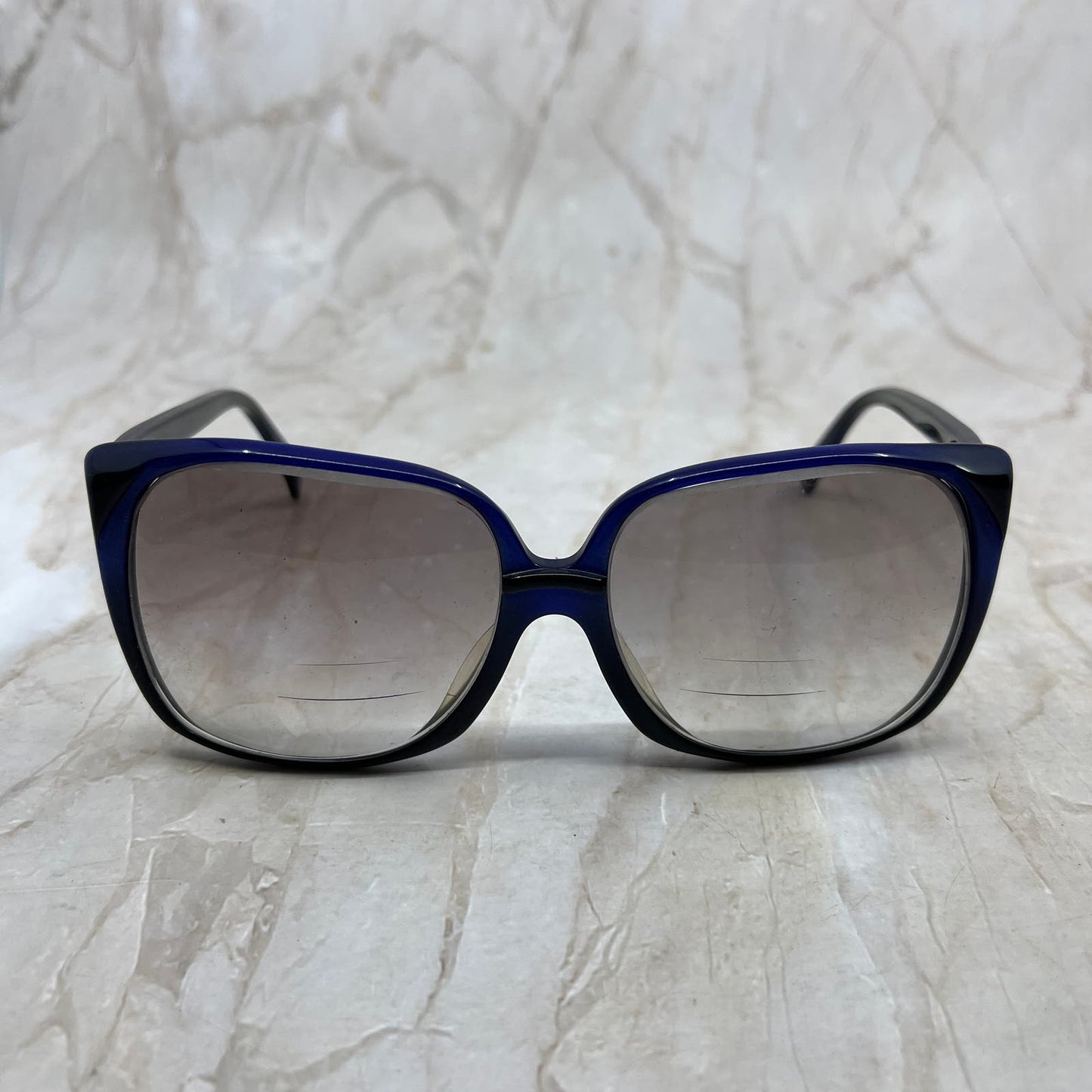 Retro Oversize Renato Balestra RB-1040 Blue Sunglasses Eyeglasses Frame TD5G3-1
