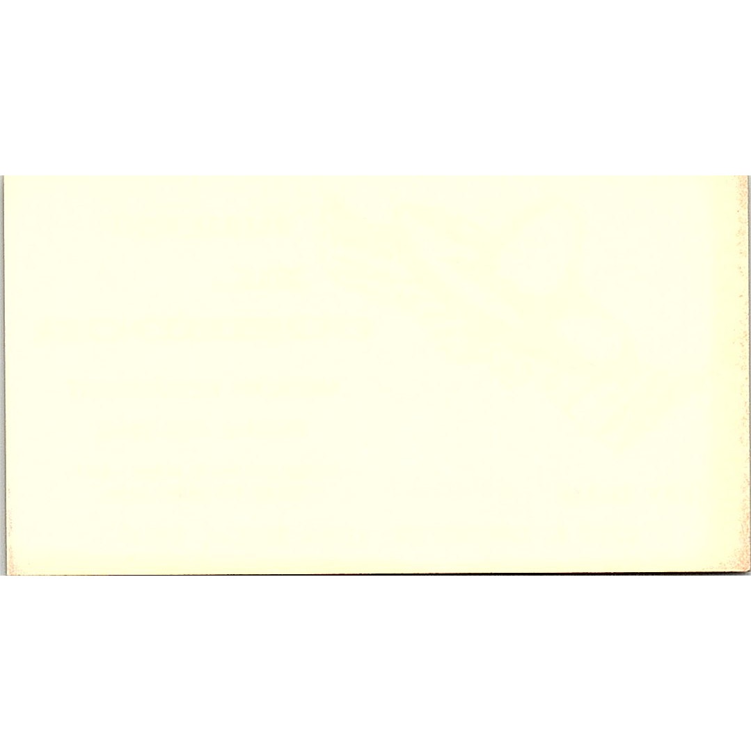 Jerry Chase El Comedor Mexican Restaurant Long Beach Vtg Business Card SD9-B11