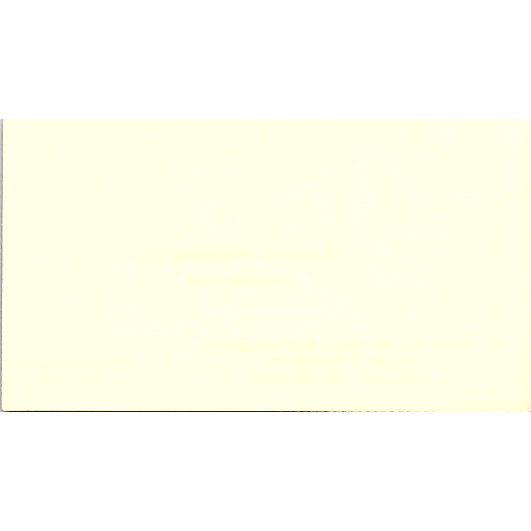 E. Charles Jones Capital Bank Houston Vintage Business Card SC9-B5