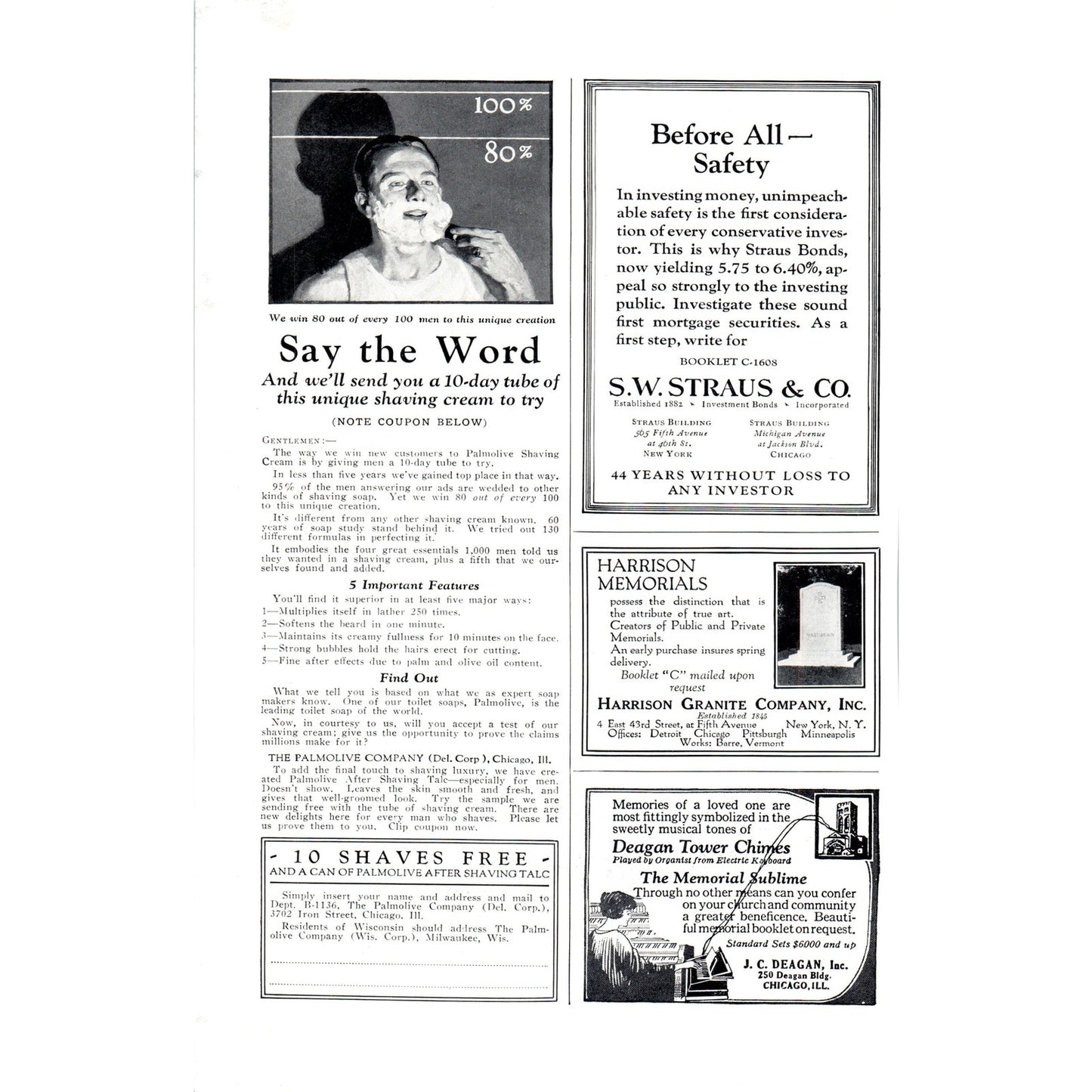 Lincoln LeBaron 4 Passenger Sedan Automobile Car - Vintage Magazine Ad D20