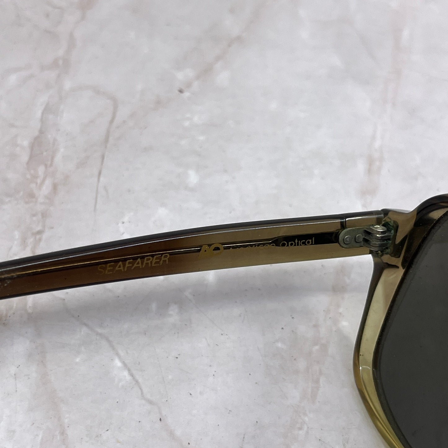 Retro American Optical Seafarer Smoke Ombre Sunglasses Eyeglasses Frame TG7-G4-4