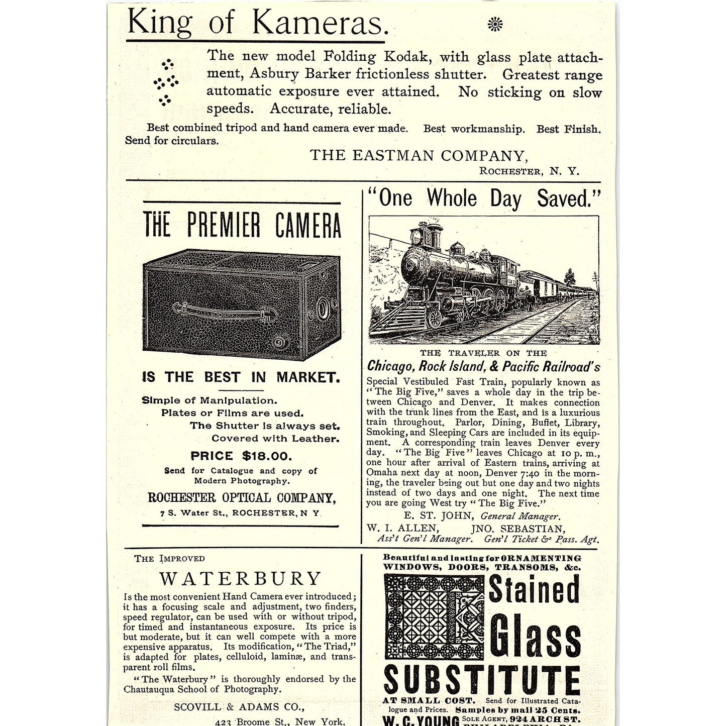 Town of Griffith Real Estate Jay Dwiggins & Co Chicago 1892 Ad AG2-8