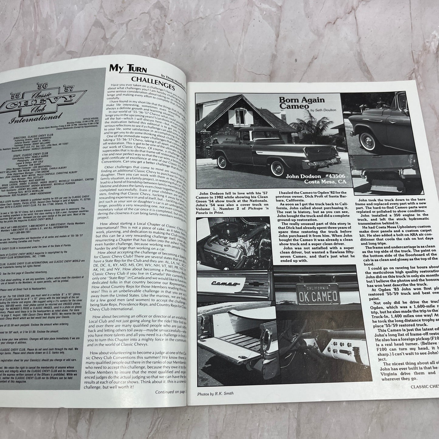 Instrument Cluster Restoration - '55, '56, '57 Classic Chevy World Jul 1986 M31
