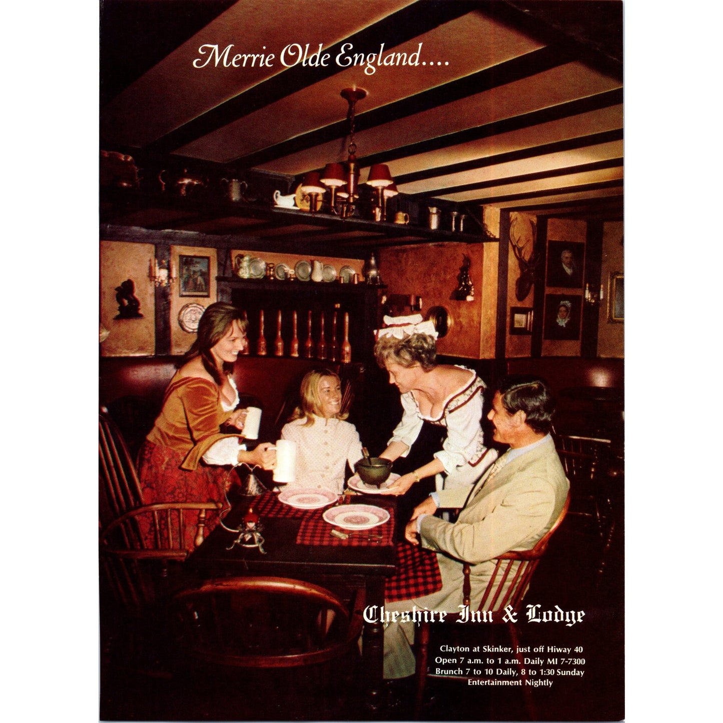 The Cupboard Restaurant Clayton Road St. Louis 1971 Magazine Ad AD8-H4