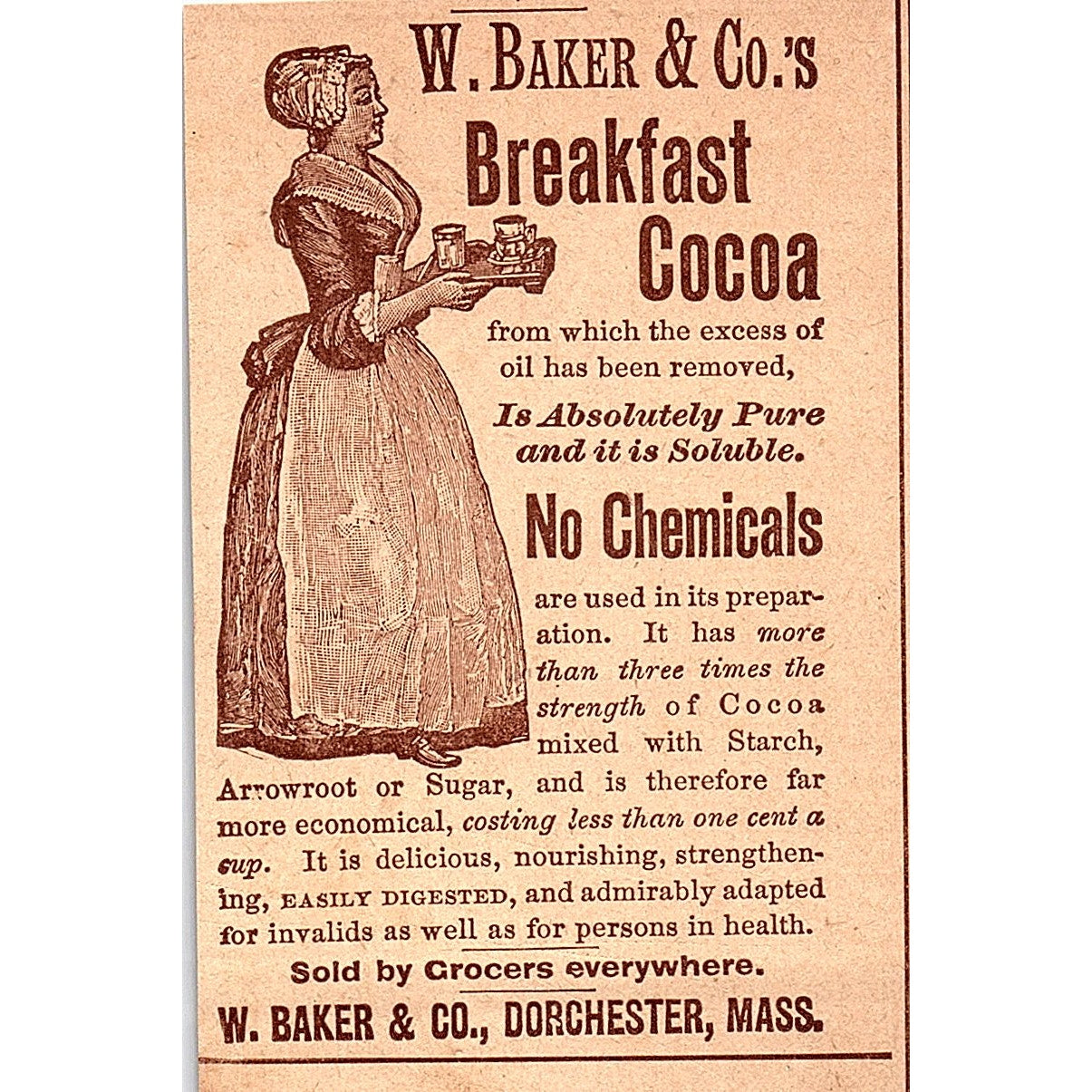 W&J Sloane Fine Carpetings Broadway New York 1892 Ad AG2-M9