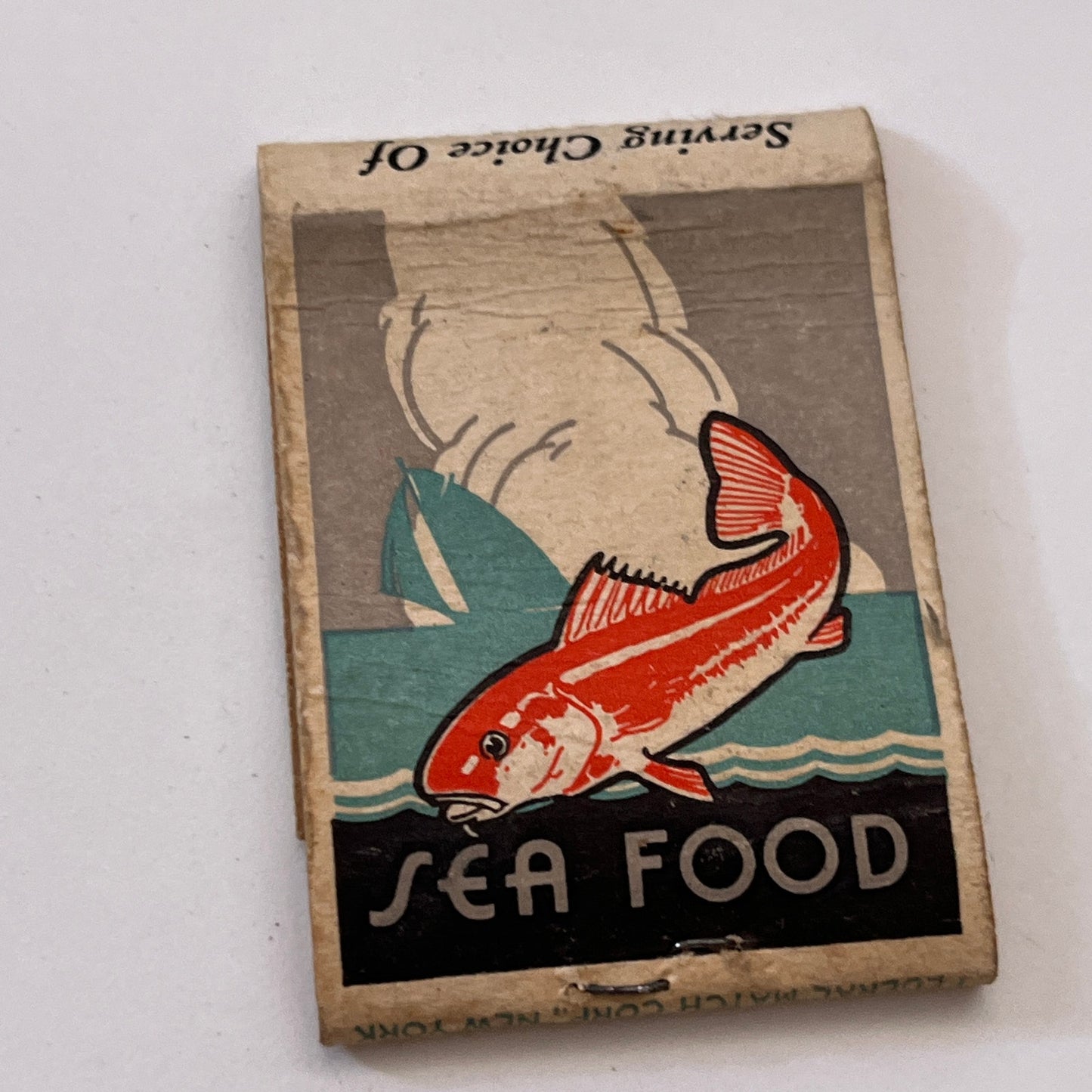 Chelsea Chop House 248 Eighth Ave At 23rd St Vintage Matchbook Cover TB8-MB3-7