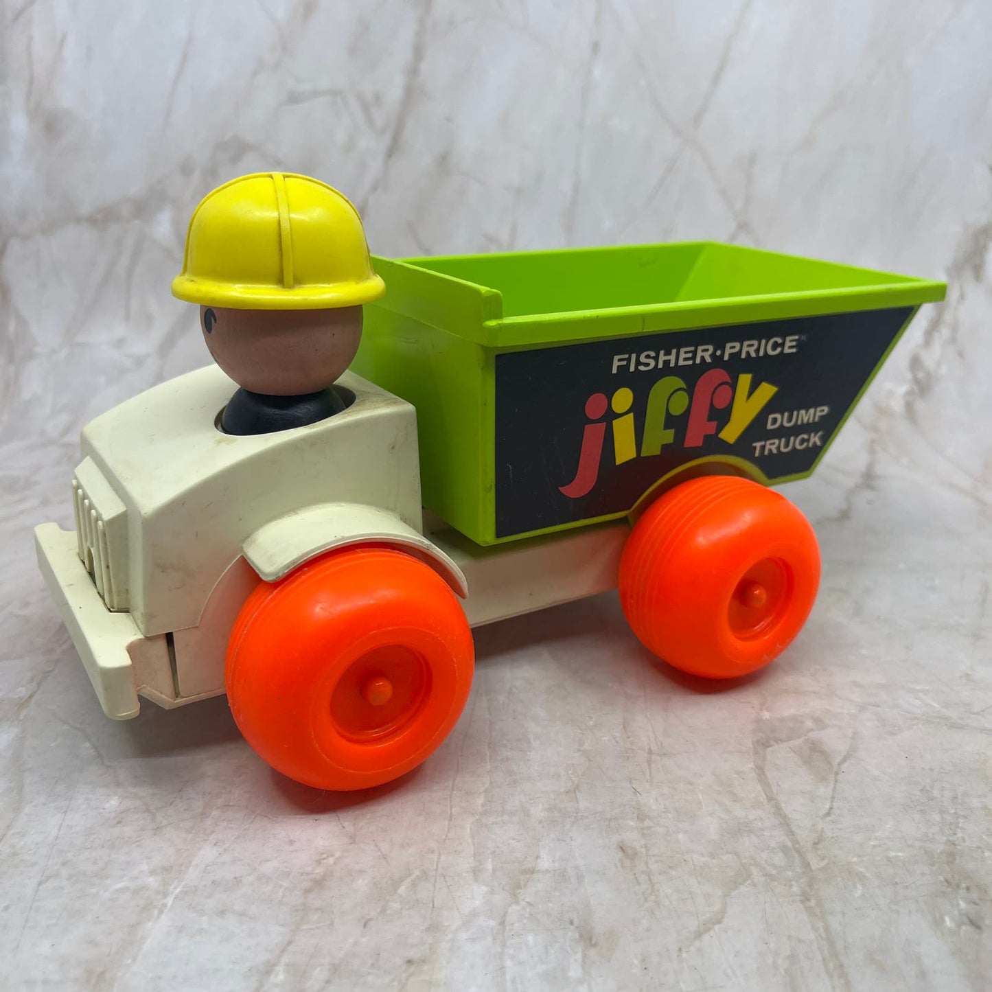 Vintage Toy Fisher Price Toys 156 Jiffy Dump Truck 1970 TE9