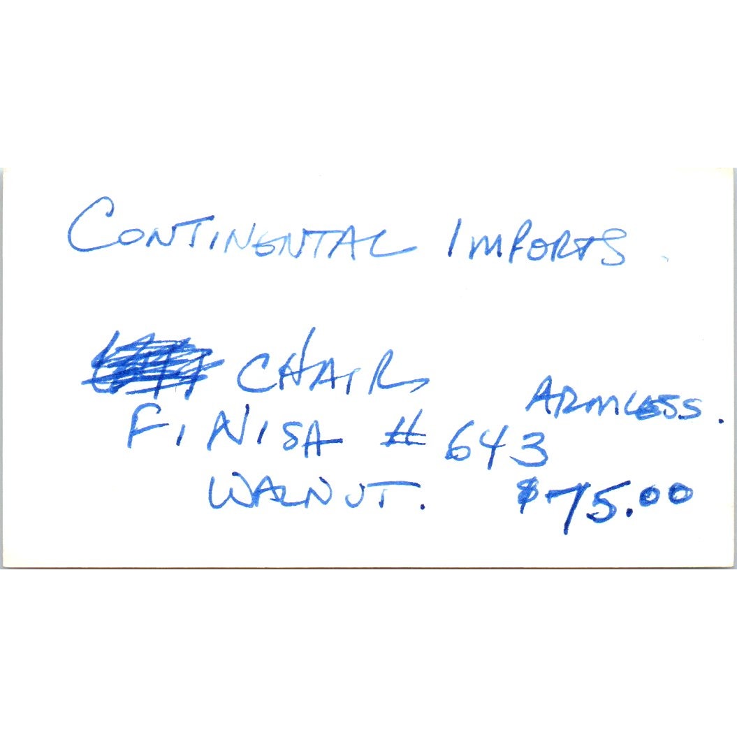 Robyn Collins Stationers Inc Houston TX Vintage Business Card SE3-B5