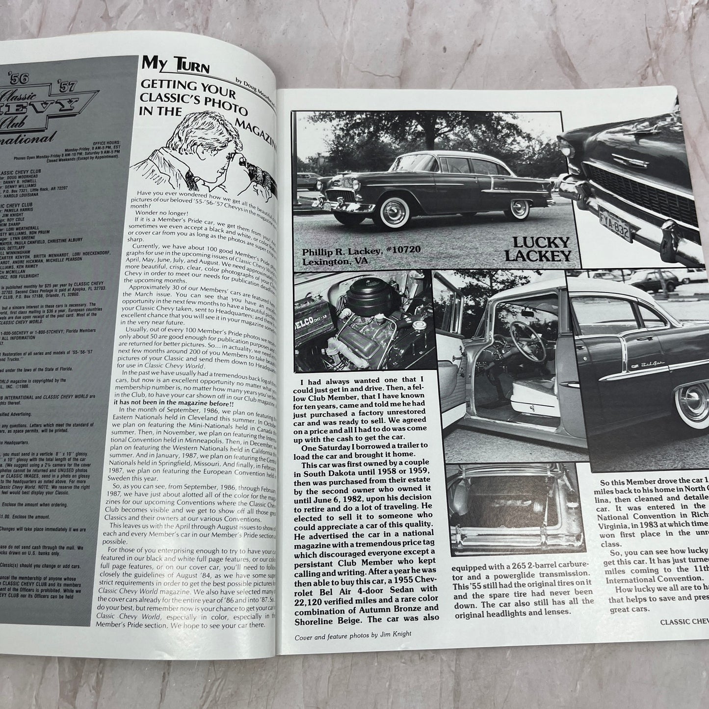 Rear End Restoration - '55, '56, '57 Classic Chevy World Magazine - Mar 1986 M31