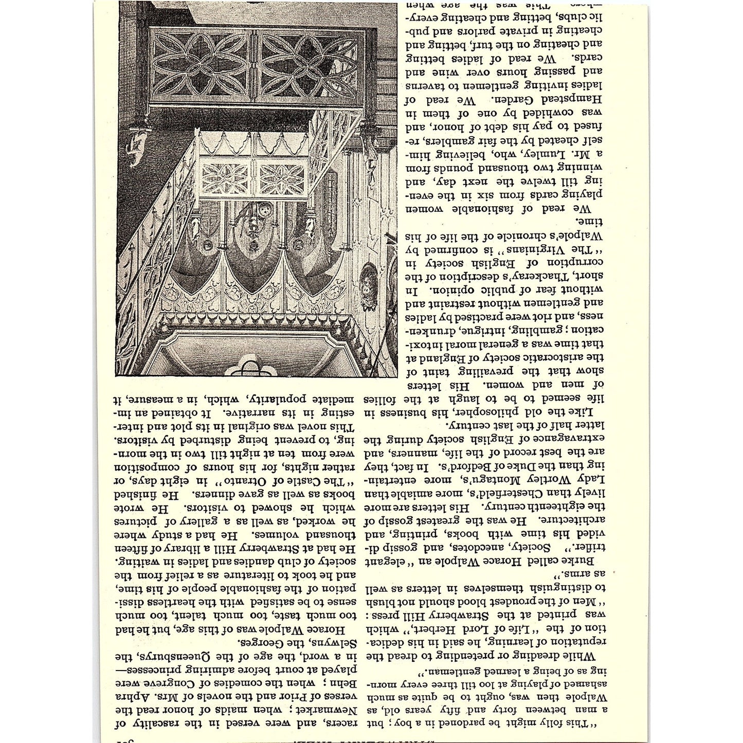 Library at Strawberry Hill 1892 Art Print AG2-8