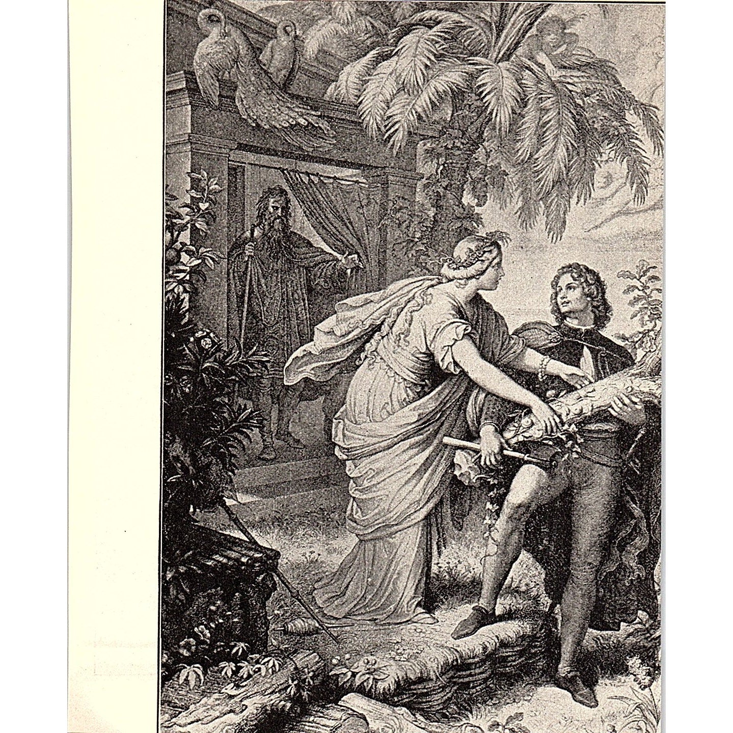 Othello and Desdemona F. Piloty 1892 Art Print AG2-9