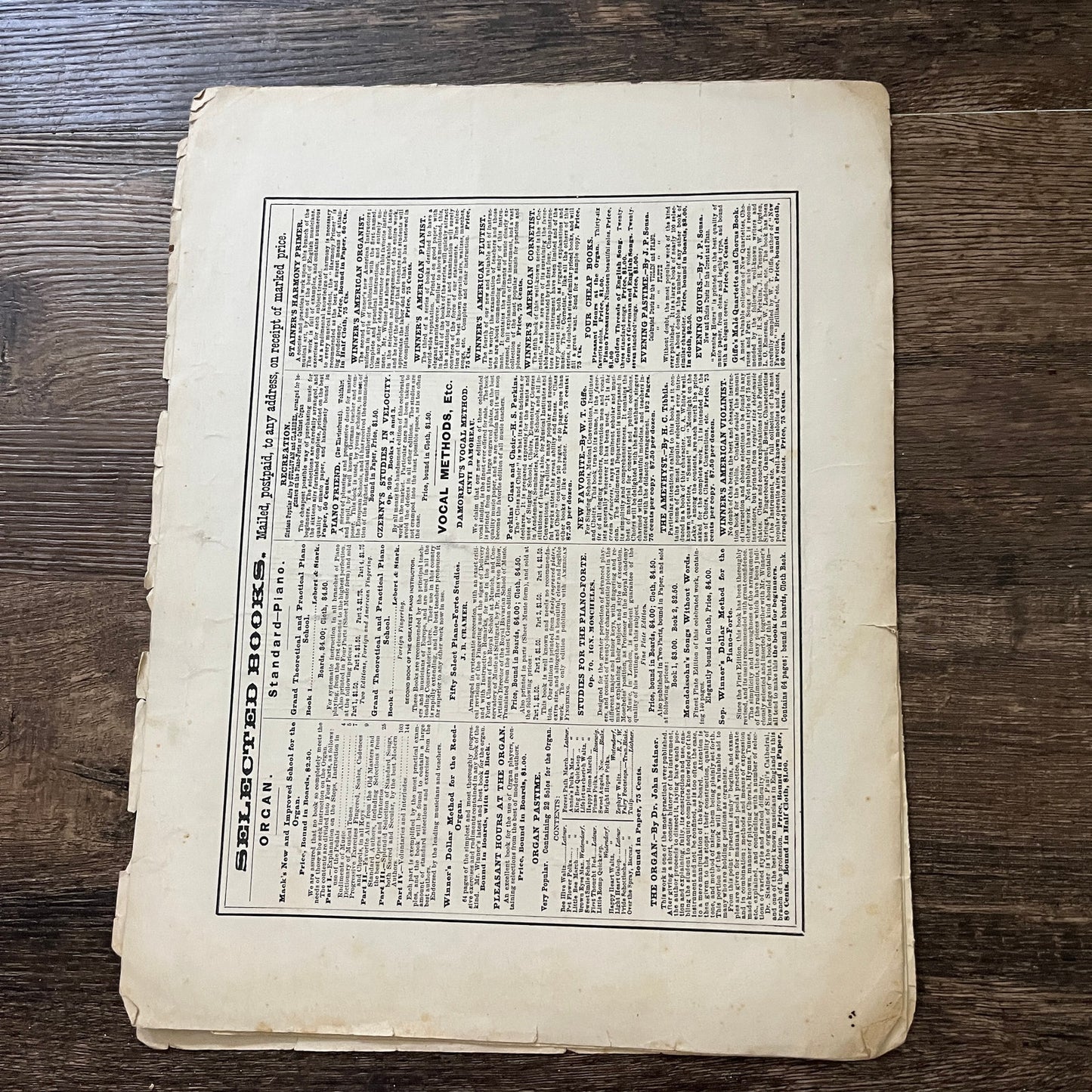 Gen. Garfield's Grand March by Carl Renbort 1880 Sheet Music V33-4